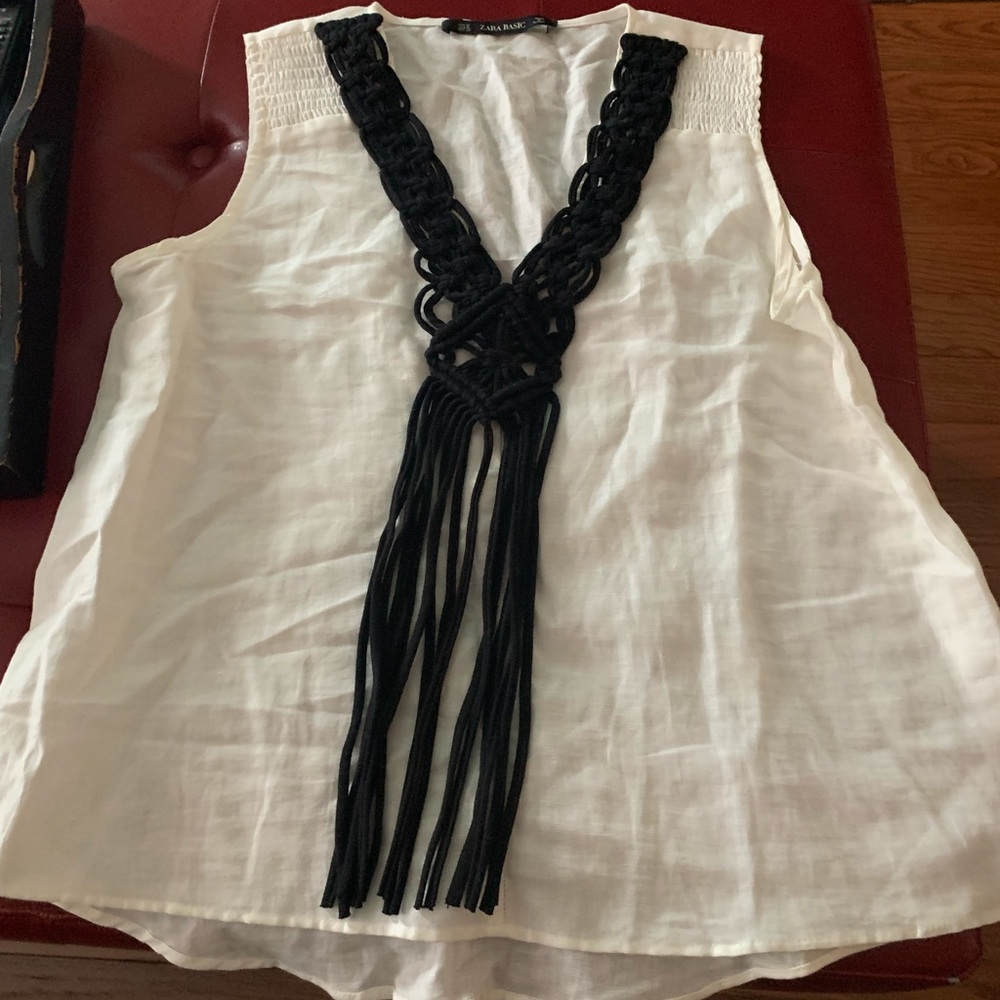 Zara linen top